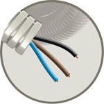 Kunststof installatiebuis, voorbedraad Snelflex 3 x 1,5 Kunststof installatiebuis, voorbedraad Snelflex 3 x 1,5